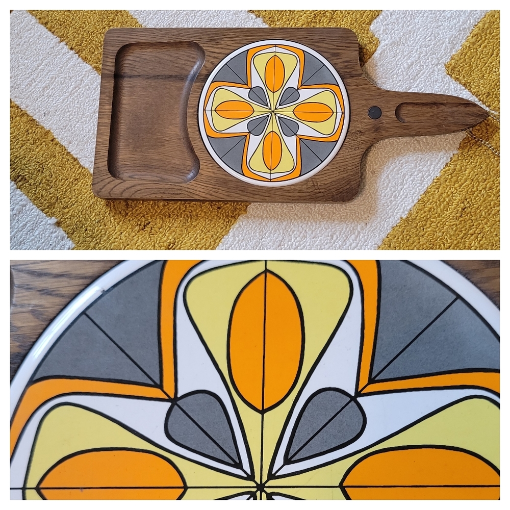 Vintage Wooden Cheeseboard - Picture 1 of 9
